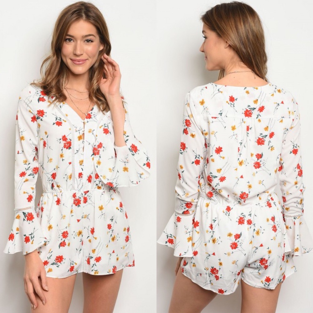 CLOSING SHOP!! Floral Romper
